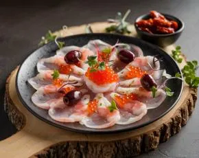 Карпаччо из креветок в CulinaryOn