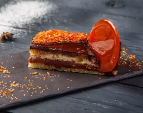 Торт Два шоколада с виски и пьяной вишней в CulinaryOn