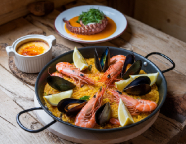 Испанская фиеста: паэлья, осьминог и крема каталана! в CulinaryOn