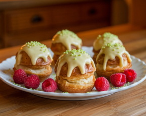 Профитроли с фисташковым кремом в CulinaryOn