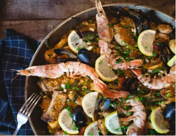Испанская фиеста: паэлья, осьминог и крема каталана! в CulinaryOn