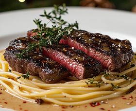 Beef & Beyond: стейк мясника, тартар из мраморной говядины и семифреддо 